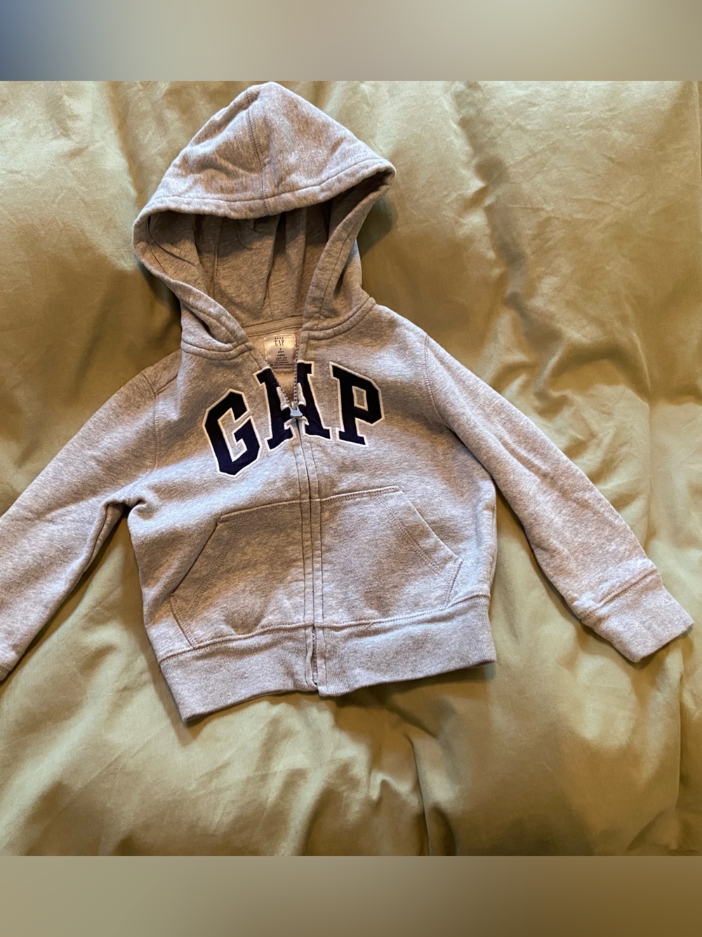 Baby Gap 3 years Gray Zip-Up Hoodie